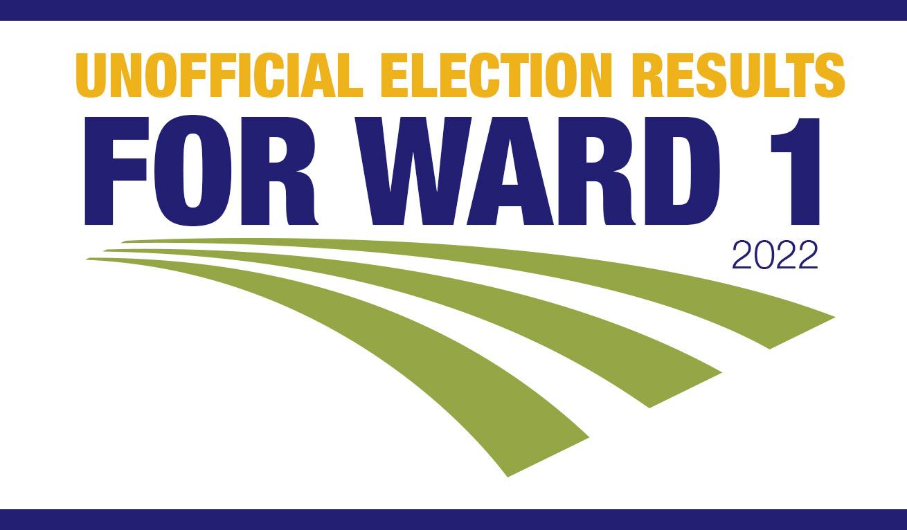 Unofficial election results graphic