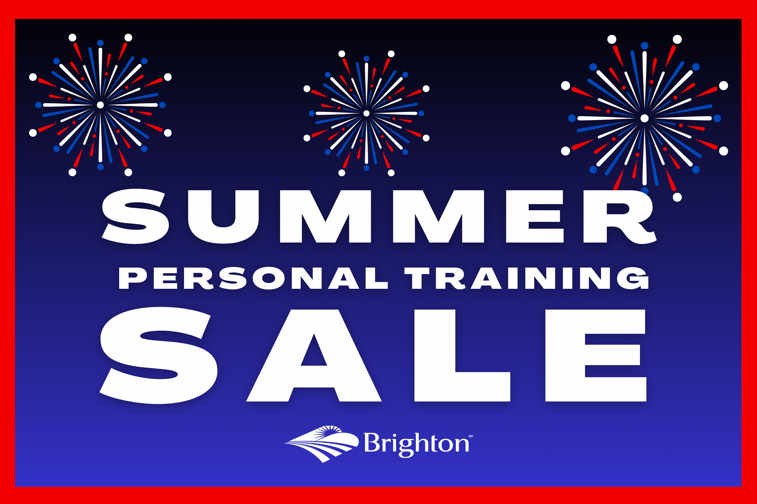 Summer Personal Training Sale